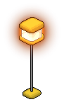 Yellow Norja Standing Lamp