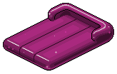 Fuchsia Plasto Air Mattress