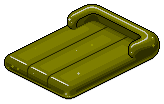 Olive Plasto Air Mattress
