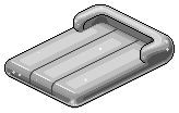 Grey Plasto Air Mattress