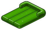 Green Plasto Air Mattress