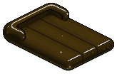 Brown Plasto Air Mattress