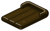 Brown Plasto Air Mattress