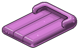 Pink Plasto Air Mattress
