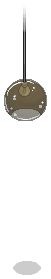 Brown Plasto Hanging Light