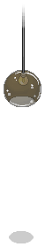 Brown Plasto Hanging Light