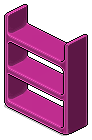 Fuchsia Plasto Shelves