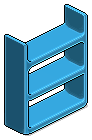 Sky Blue Plasto Shelves