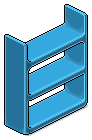 Sky Blue Plasto Shelves