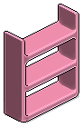 Baby Pink Plasto Shelves