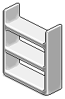 Grey Plasto Shelves