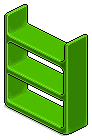 Green Plasto Shelves