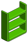 Green Plasto Shelves