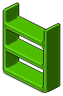 Green Plasto Shelves