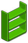 Green Plasto Shelves