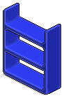 Deep Blue Plasto Shelves