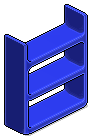 Deep Blue Plasto Shelves