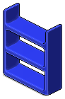 Deep Blue Plasto Shelves