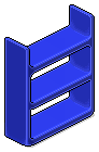 Deep Blue Plasto Shelves