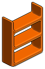 Orange Plasto Shelves