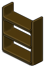 Brown Plasto Shelves