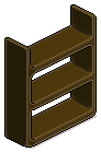 Brown Plasto Shelves