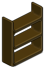 Brown Plasto Shelves