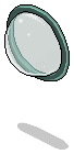 Teal Plasto Curved Porthole