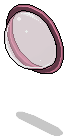 Baby Pink Plasto Curved Porthole