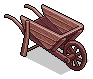 Wooden Wheelbarrow