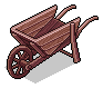 Wooden Wheelbarrow