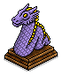 Lilac Dragon Lamp
