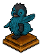 Aquamarine Baby Penguin