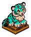 Turquoise Tiger Cub