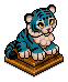 Aquamarine Tiger Cub