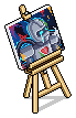 The Crying Robo Easel