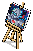 The Crying Robo Easel