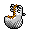 Silver Ducky Lamp