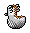 Silver Ducky Lamp