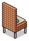 Rattan Blue Chair