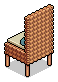 Rattan Blue Chair