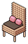 Rattan Pink Chair