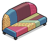 Patchwork Pink Sofa