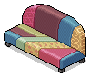 Patchwork Pink Sofa