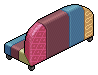 Patchwork Pink Sofa