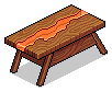 Lava Resin Table