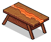Lava Resin Table