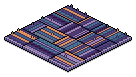 Blue Patchwork Rug