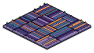 Blue Patchwork Rug