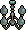 Pale Blue Silo Chandelier